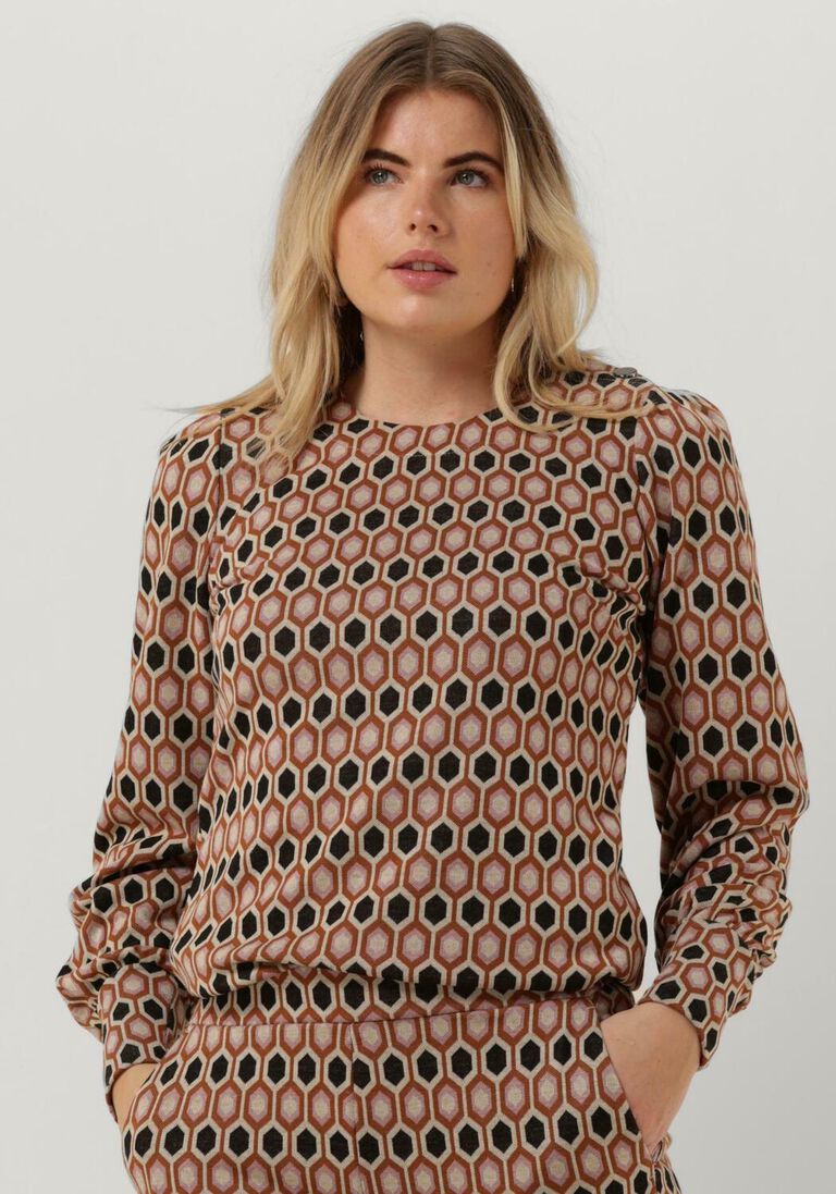 SUMMUM multi summum trui top honeycomb jacquard