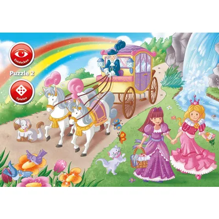 Ravensburger Puzzle Kleine Prinzessin Bella, 3x35 Teile
