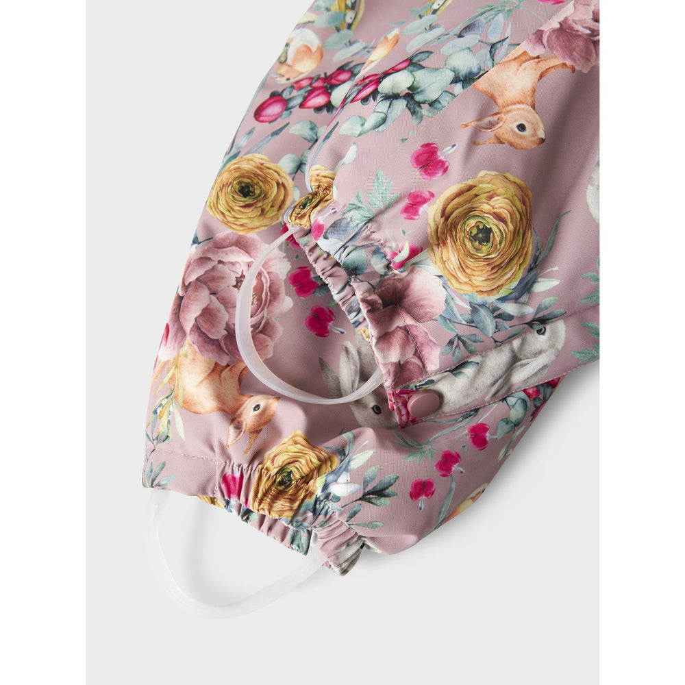 Køb Name It Woodrose Flower Rabbit Nmfsnow10 Dragt Aop Fo Noos