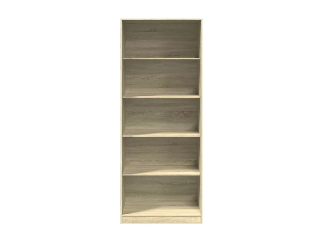 Garde-robe chêne sonoma 80x50x200 cm bois d'ingénierie
