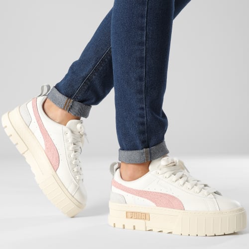 Baskets Femme Mayze Thrifted 389861 Warm White