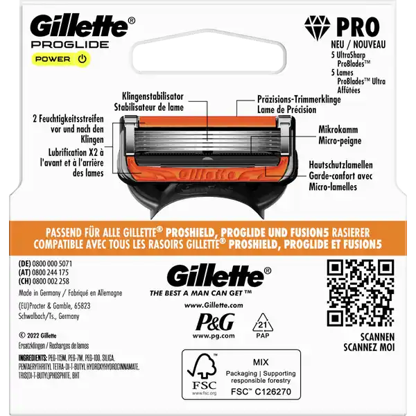 ProGlide  Power Rasierklingen