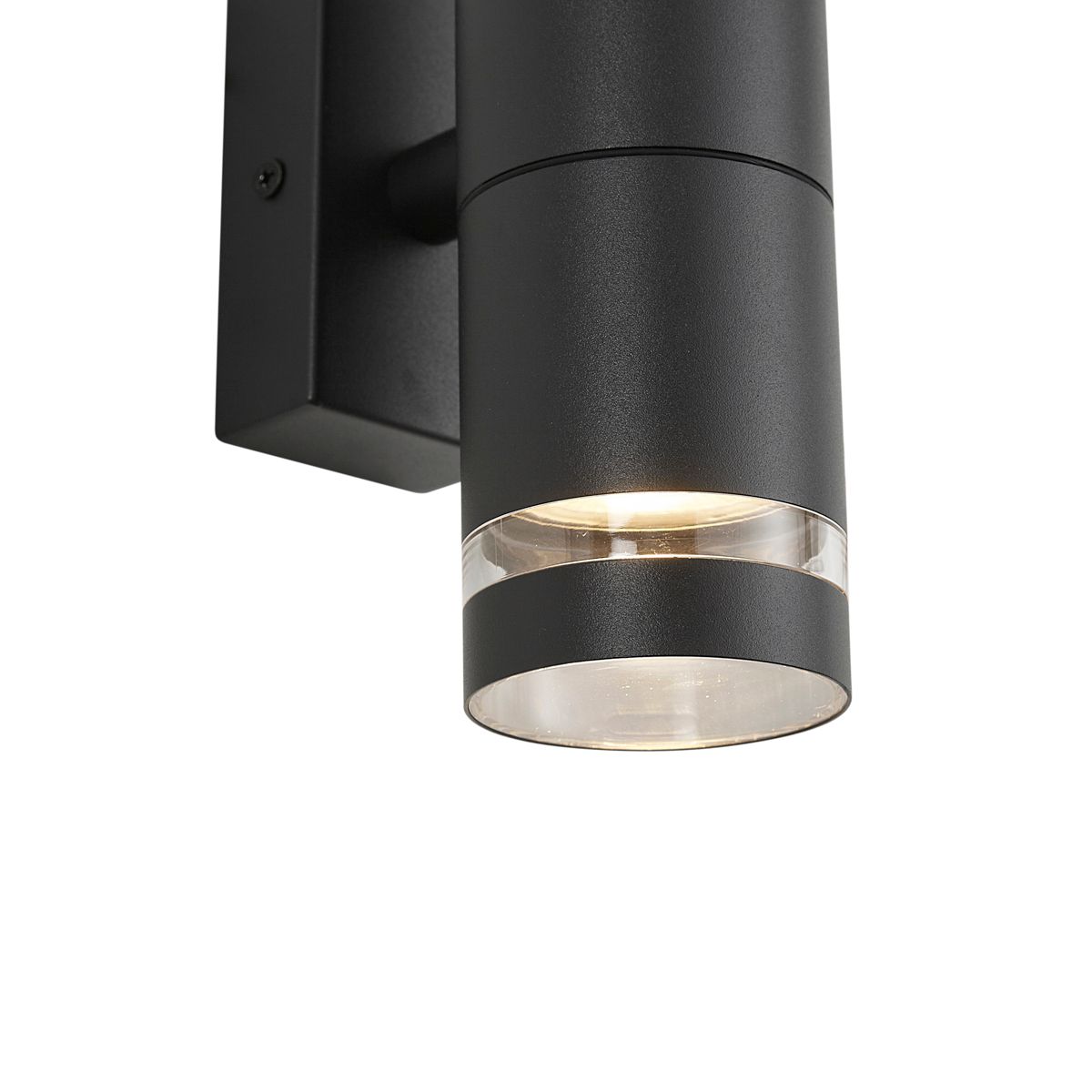 Moderne buiten wandlamp zwart 2-lichts IP44 - Dubbla
