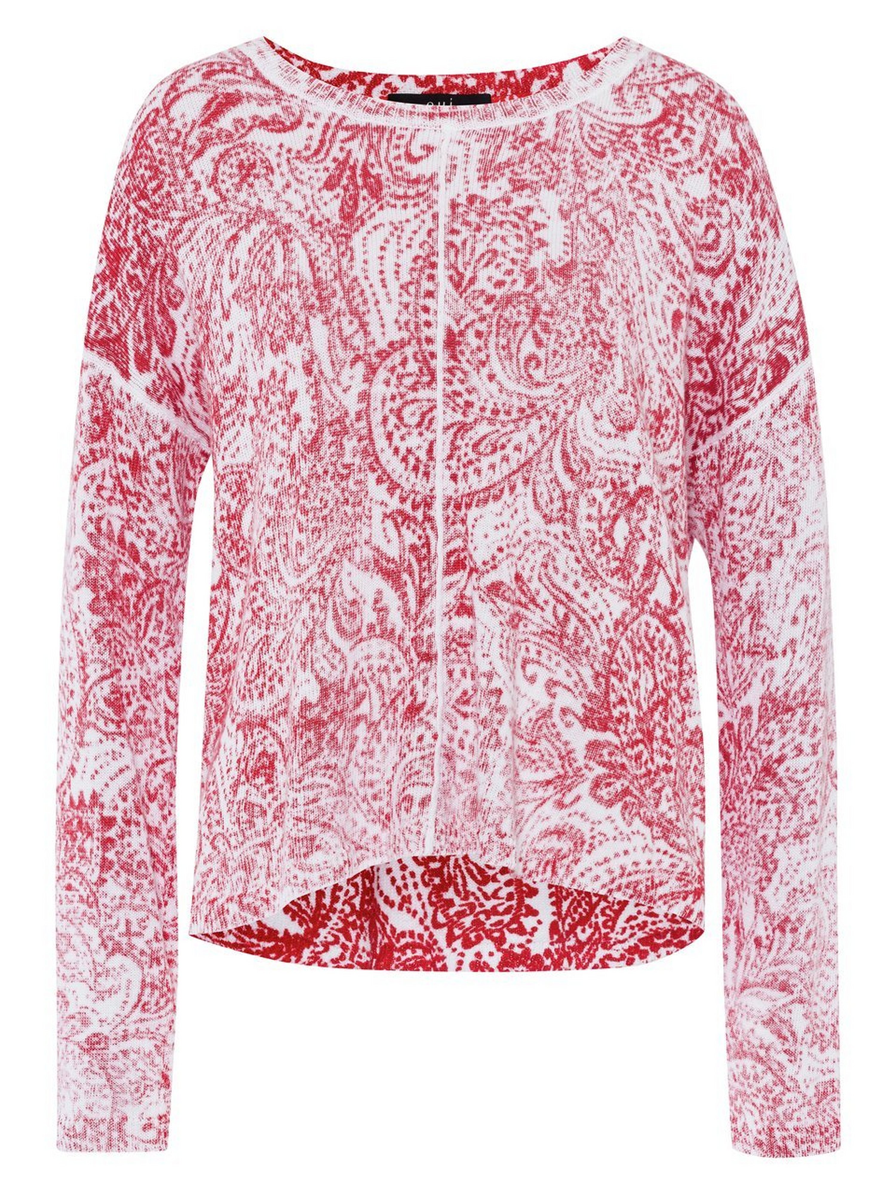 Pullover mit U-Boot-Ausschnitt