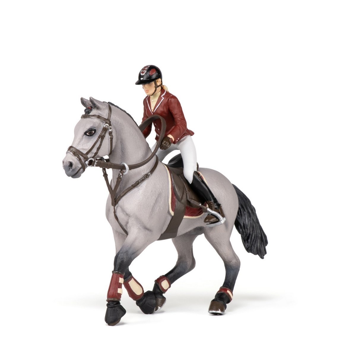 Cheval de concours et sa cavalière
