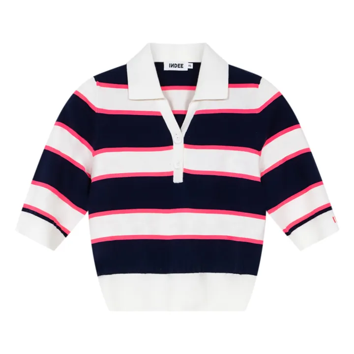 Indee Polo Portland Maille | Bleu marine