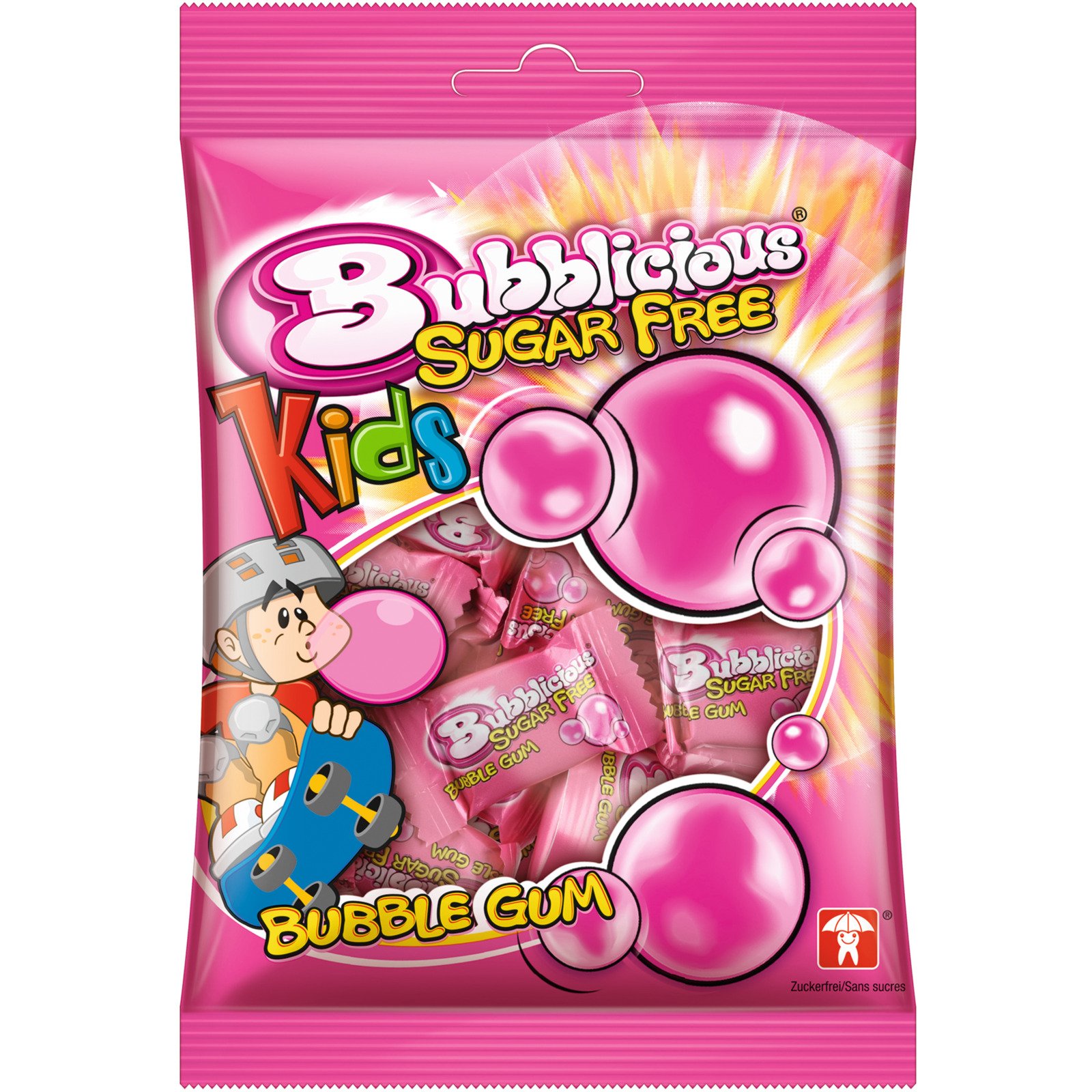 Bubblicous Kaugummi sugar free 135g