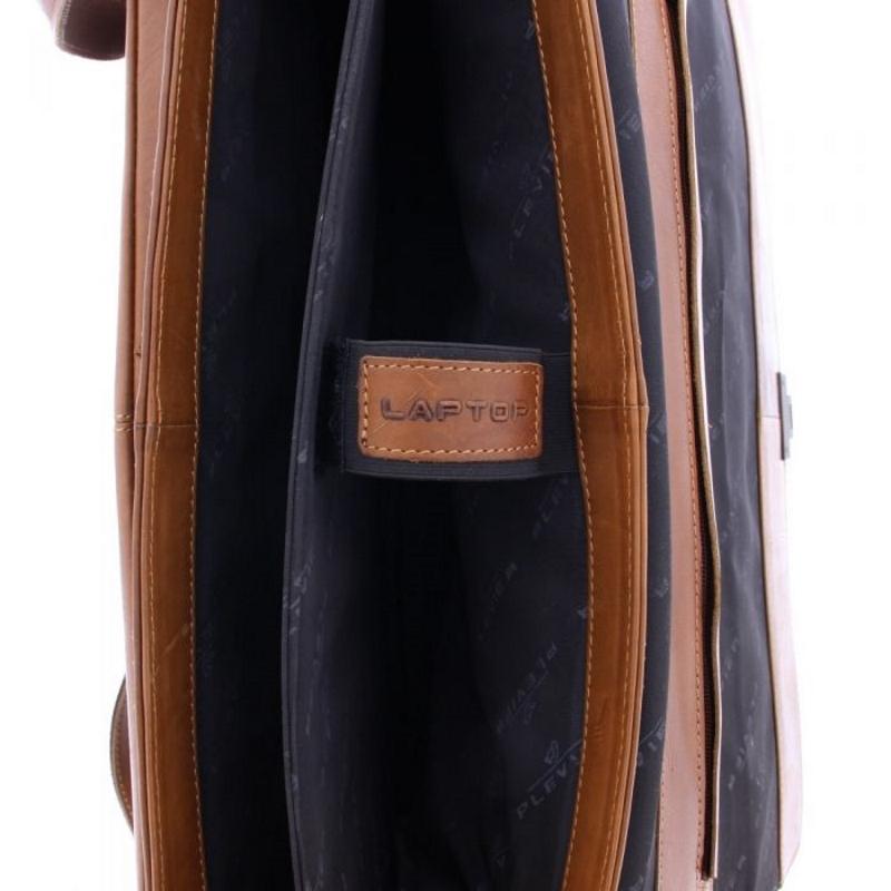 Plevier Decca Laptoptas 17,3 inch Bruin
