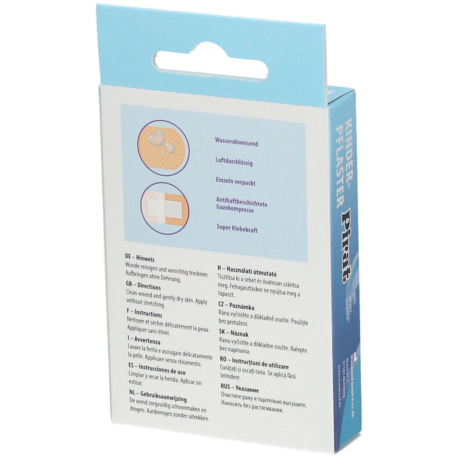 WUNDmed® Kinderpflaster Pirat