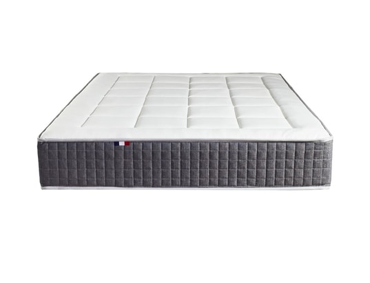 IDLITERIE - Matelas ressort 7 zones + mémoire de forme king style h30 fa...