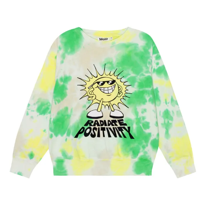 Molo Sweat Memphis Garden Die Coton Bio | Vert