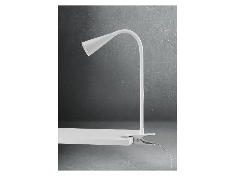 LED-klemlamp met flexibele metalen hals
