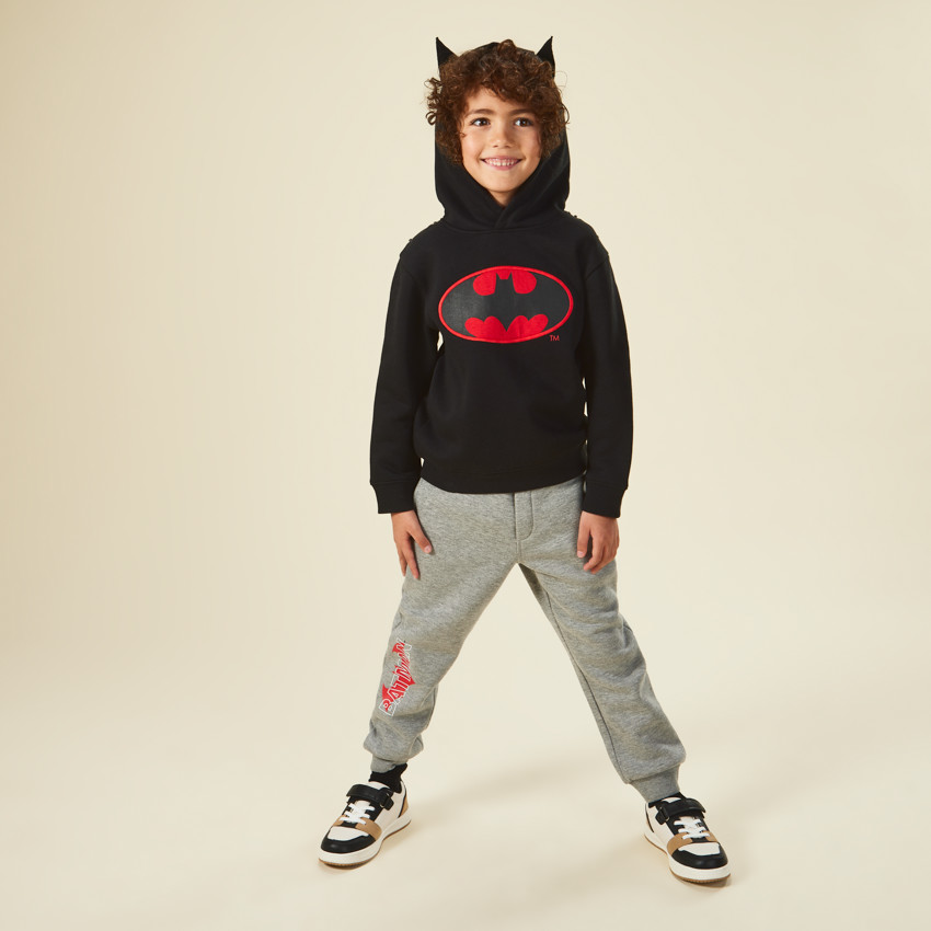 Ensemble jogging ludique avec cape Batman Warner pour garçon