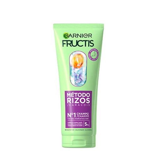 Garnier Fructis Shampoo Método Caracóis 200ml