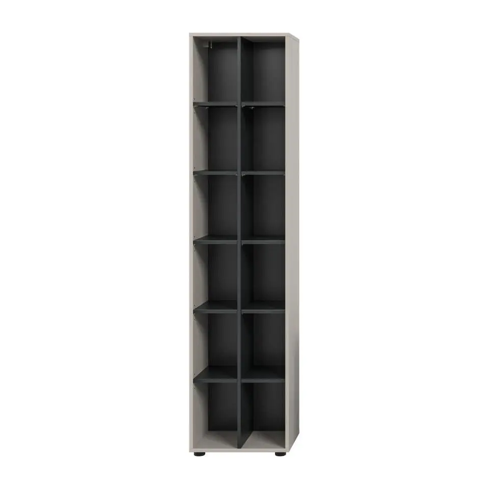 Hioshop Noida wandkast 12 vakken kasjmier decor