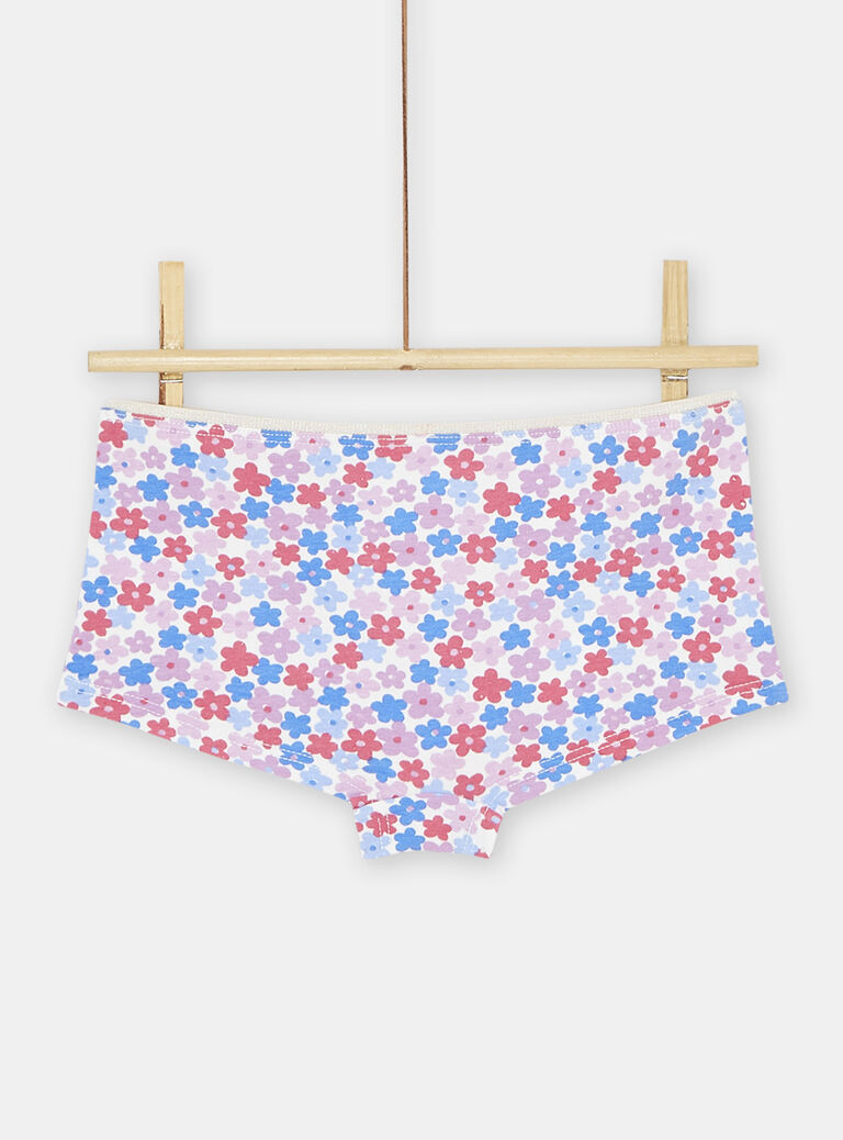 Lot de 5 shortys multicolores fille