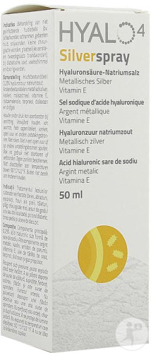 Hyalo4 Silver Spray Soin De La Peau Et Des Plaies 50ml