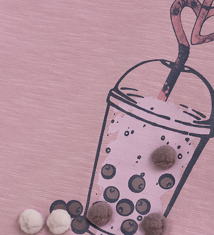 Minymo Bluse - Orchid Haze m. Bubbletea