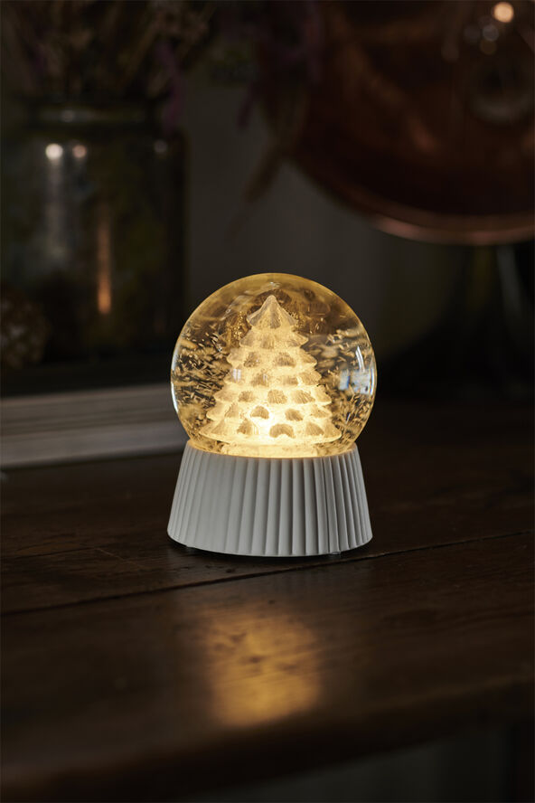 Sirius Cilja Snowglobe, Hvid keramik White
