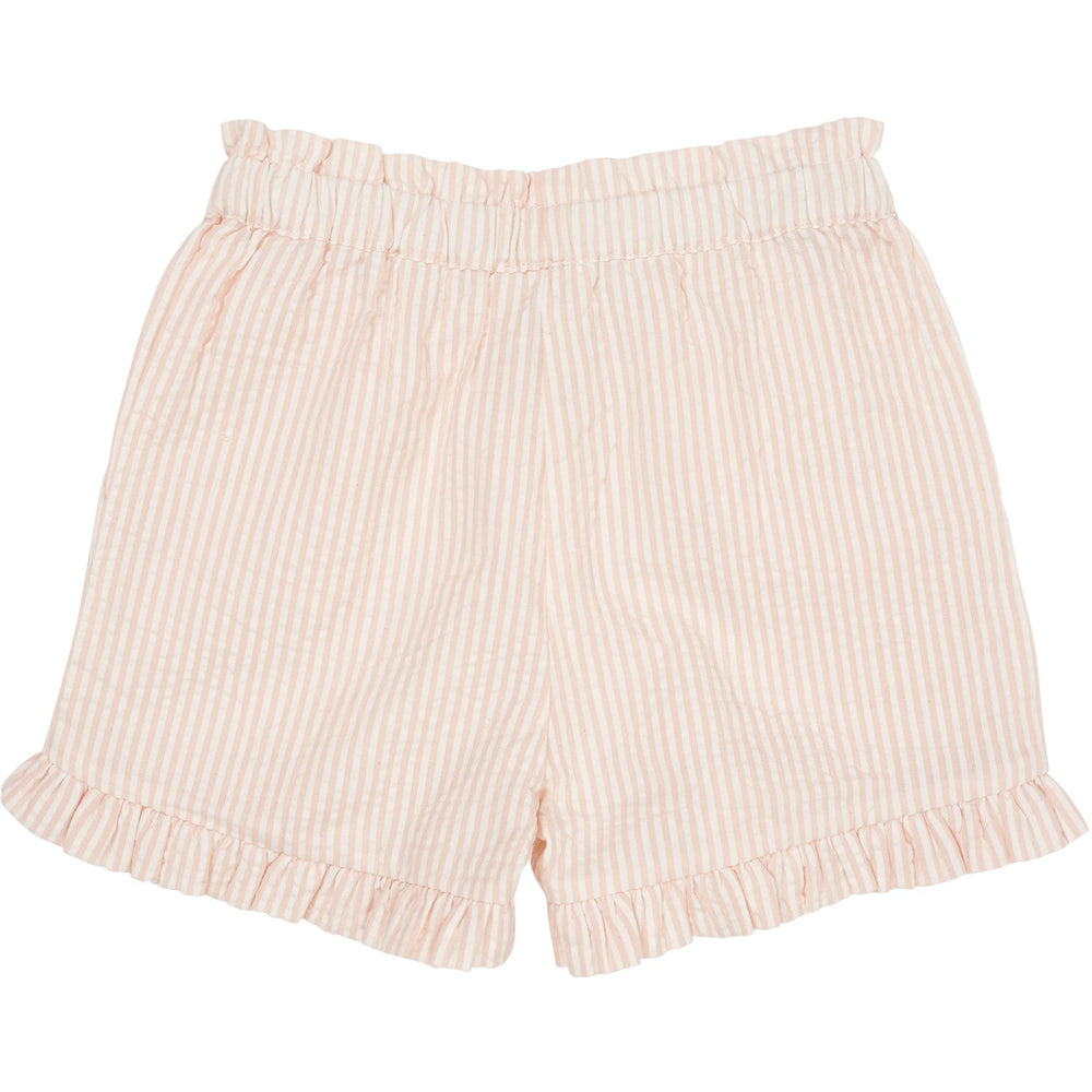 Køb COPENHAGEN COLORS Dusty Rose W Cream Stripe Seersucker Girly Shorts