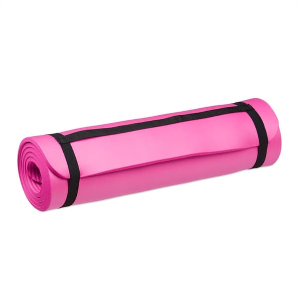 Yogamatte 1 cm tykk ensfarget