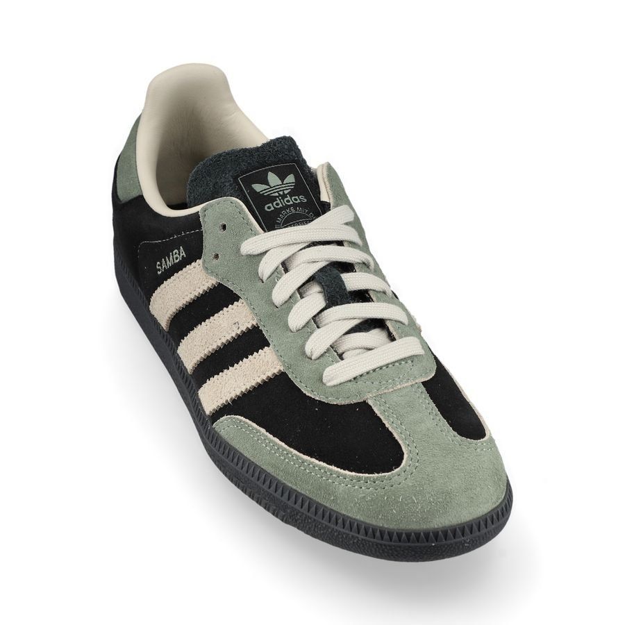adidas Originals Samba OG - Noir/Aluminum/Silver Green Femme