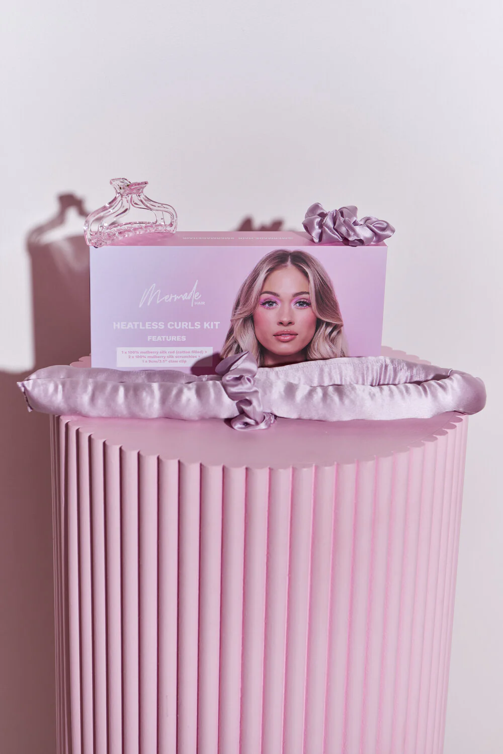 Mermade  Heatless Curls sæt - pink