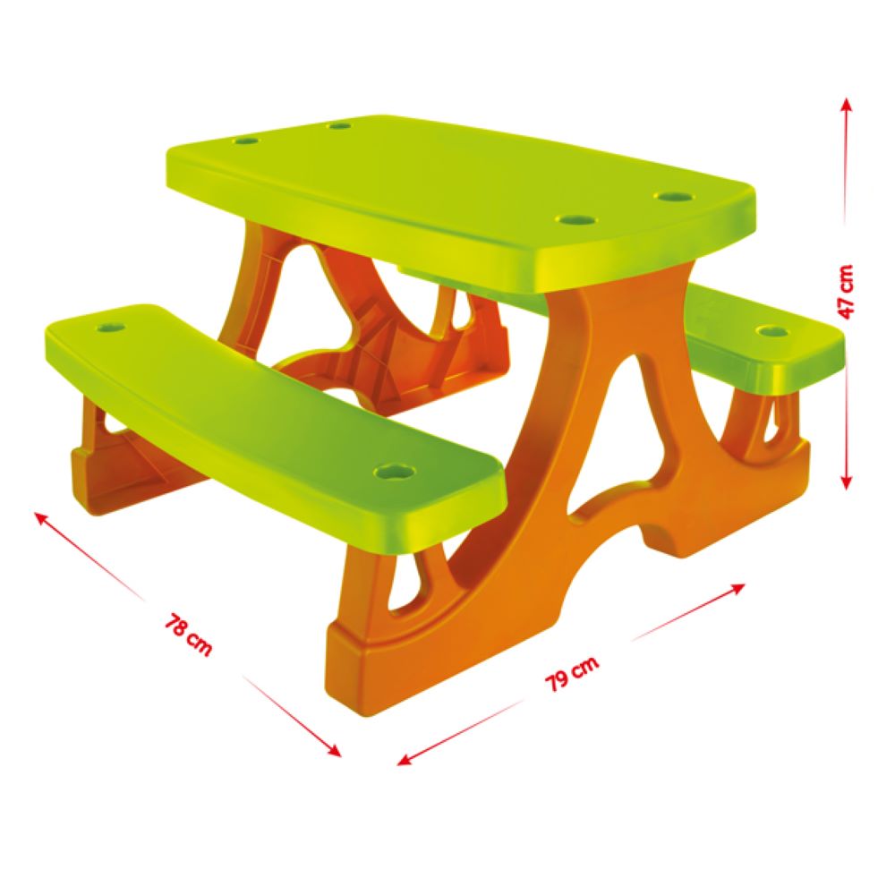 Mochtoys Kinderbank, Kindersitzgruppe 10722 für drinnen und draußen 79x78x49 cm