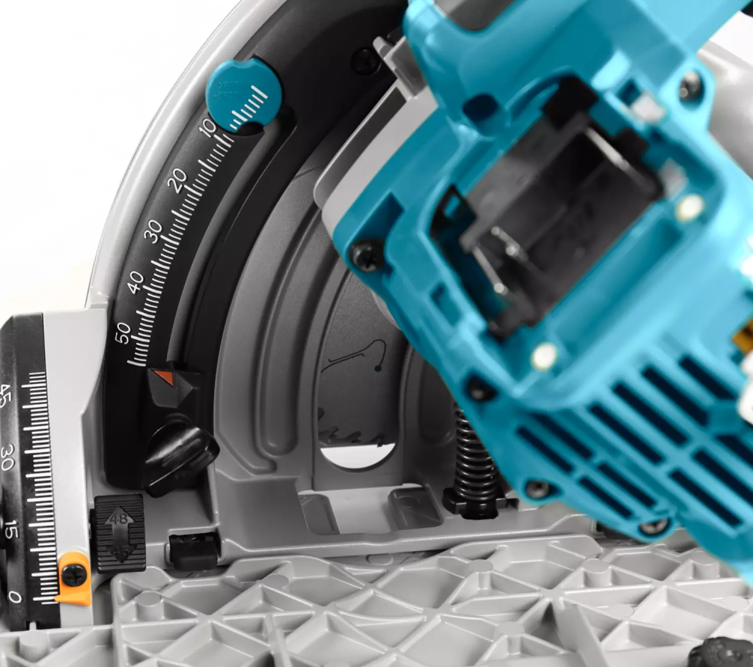 Makita DSP601ZJU 36V (2x 18V) Li-Ion accu invalcirkelzaag body in Mbox (AWS) - 20 x 165mm - koolborstelloos