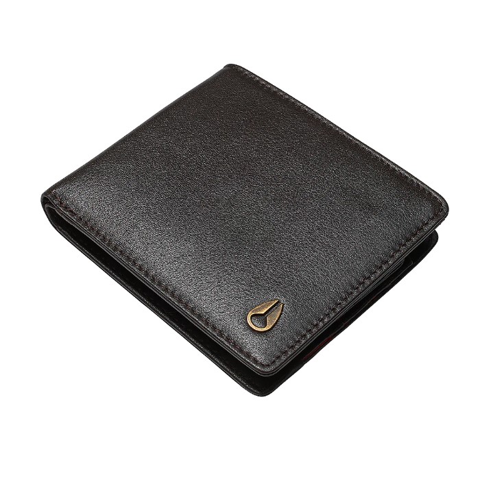Nixon Pass Leather Coin Wallet Black