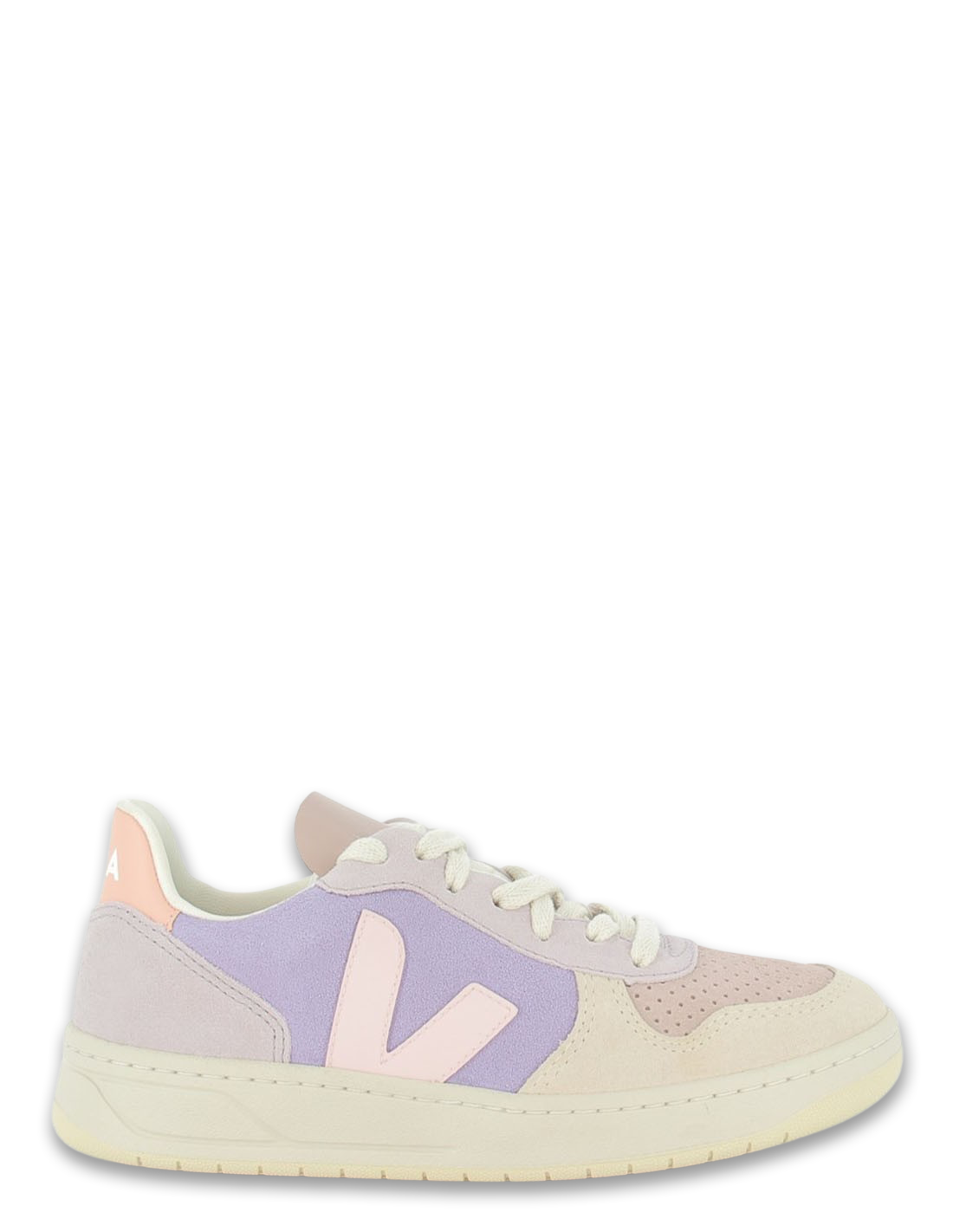 veja Baskets de ville femme v-10 suede multicolor