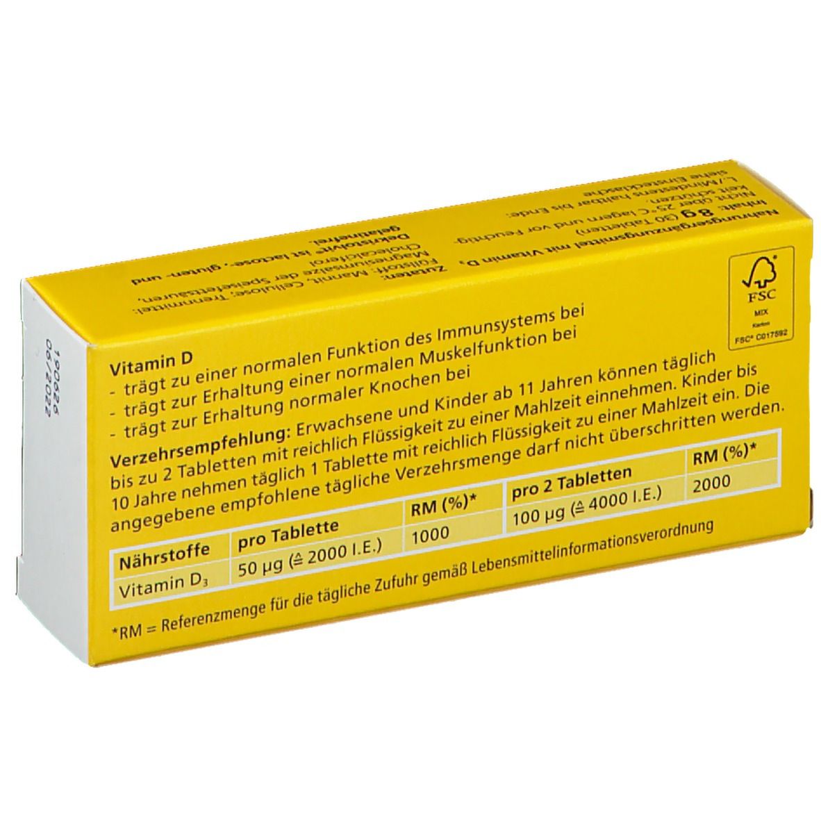 Dekristolvit D3 2000 I.E.