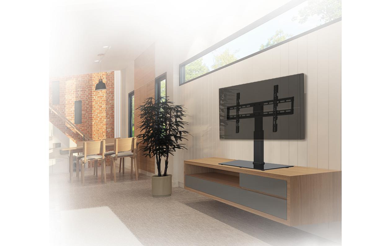 Tischständer HP 2 BRA SchwarzTV-Tischständer für Fernsehgeräte mit einer Bildschirmdiagonale von 32