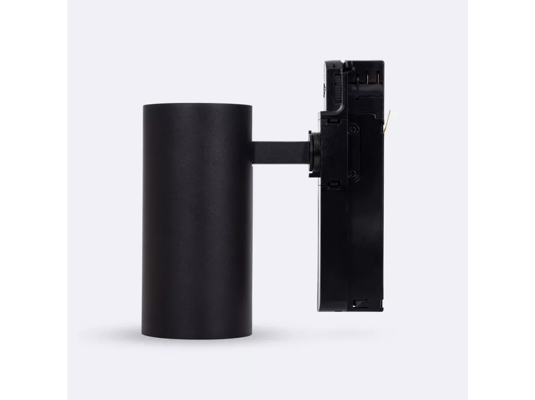 Spot LED sur Rail Triphasé 30W Fasano Dimmable CCT Noir (2700K - 3200K - 4000K) Sélectionnable