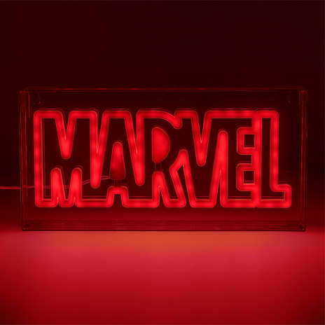 Marvel neonskilt - rød