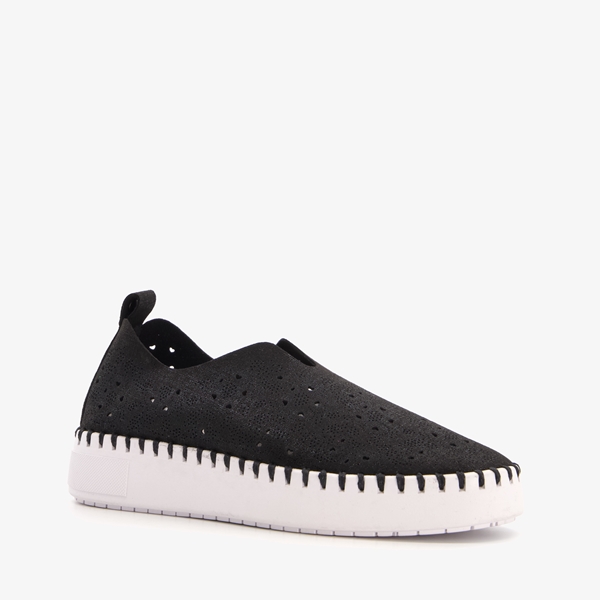 Hush Puppies dames instappers zwart
