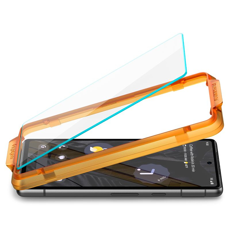 (2er Set) Google Pixel 7a AlignMaster Glas Tr Panzer Glas Case Friendly   Montagerahmen (AGL05968)