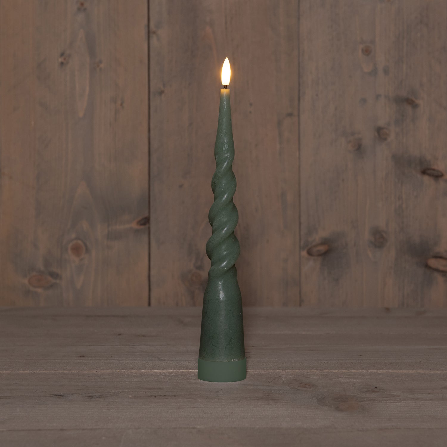 Anna's Collection LED dinerkaars Swirl groen D 2 H 29 cm