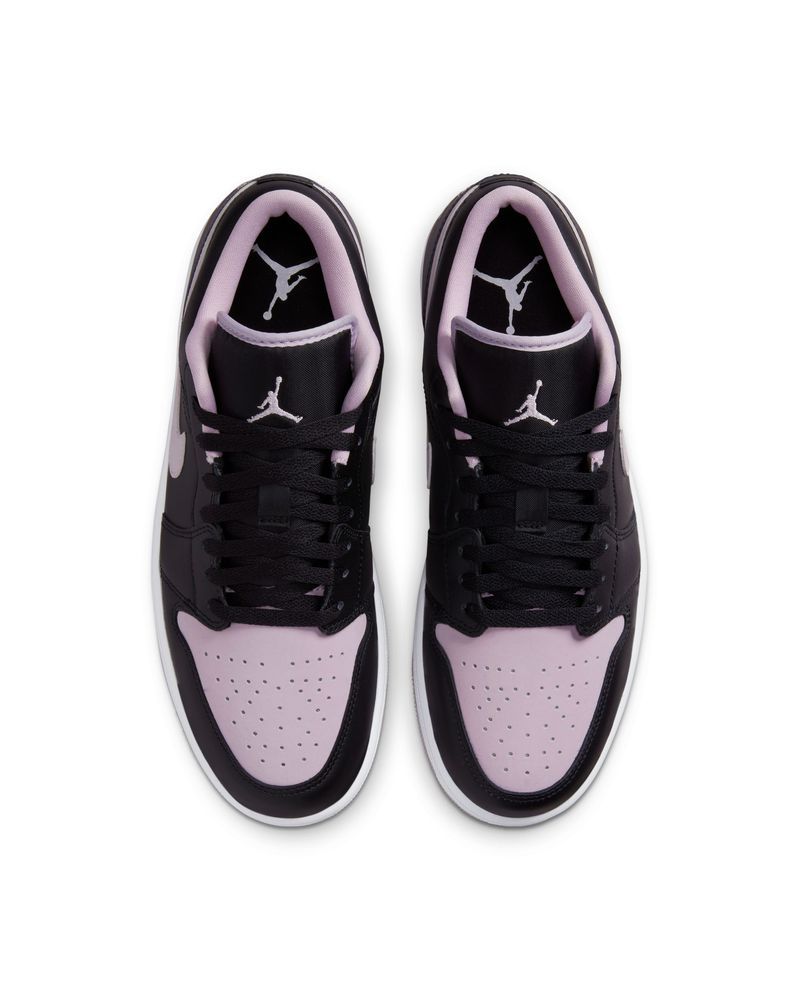 Chaussures Nike Jordan 1 Low Noir & Violet pour homme