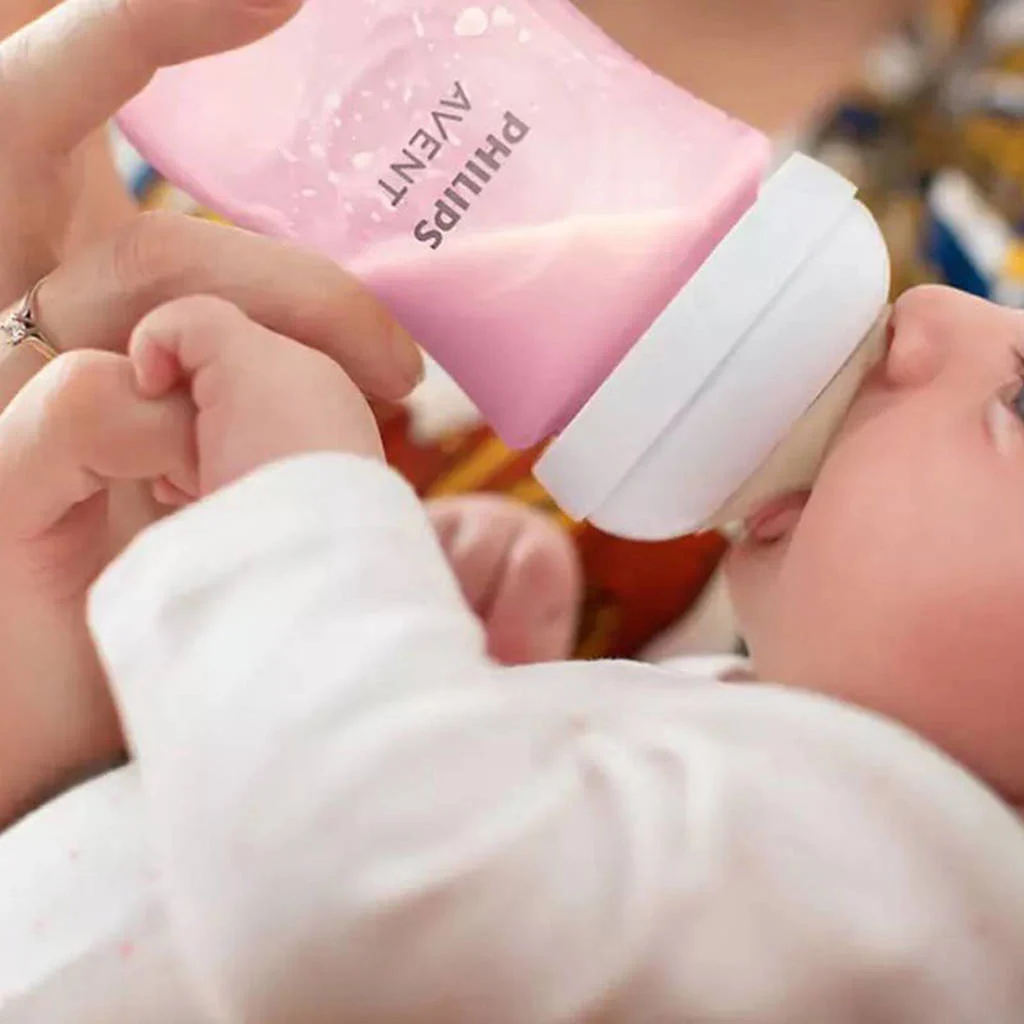 Voorkeur voor oude speenNatural Response babyfles roze - 260 ml (1 fles)