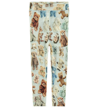 Molo Leggings - Wolle - Stiche - Teddy In Hülle und Fülle