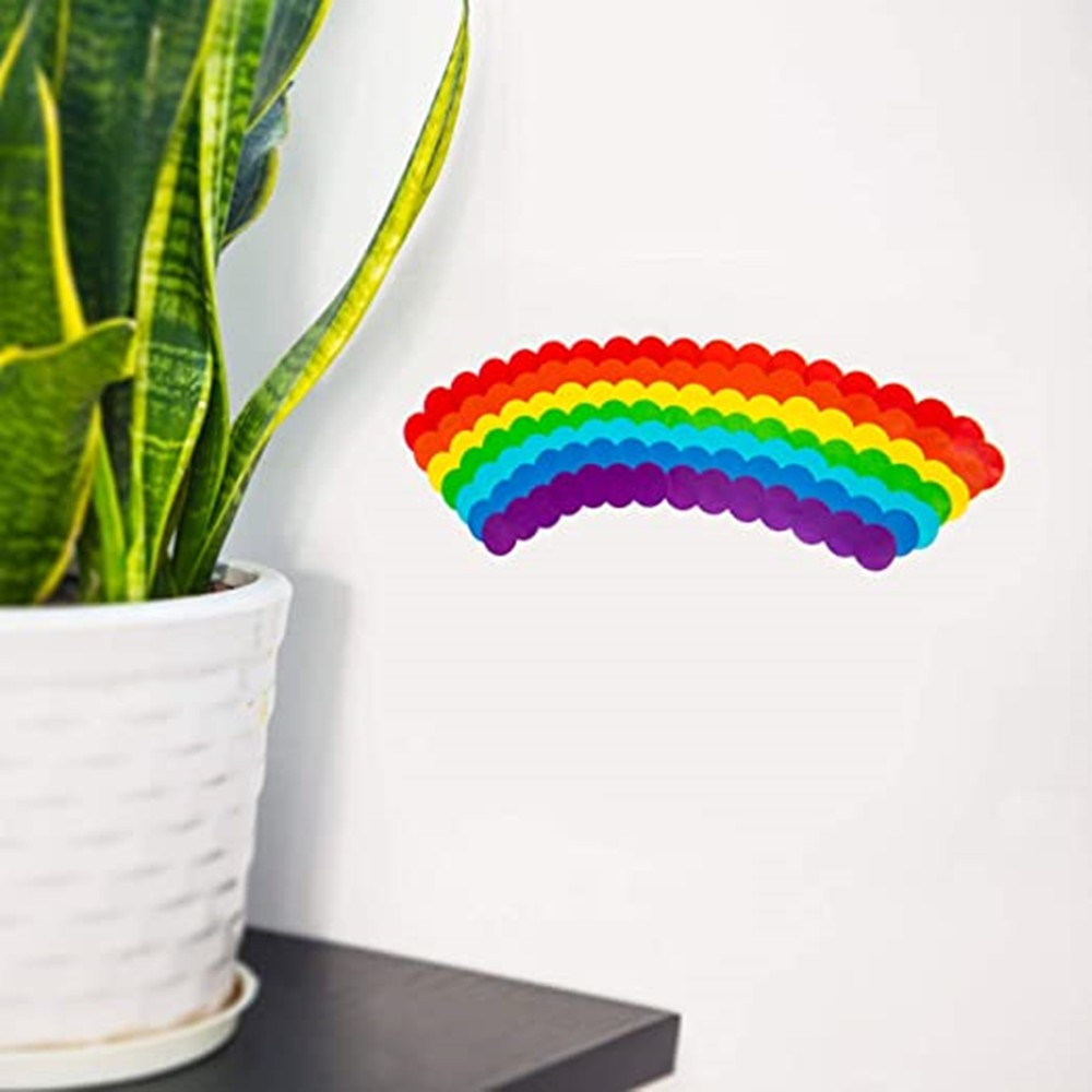 (880er Set) Ø10mm Bunte Klebepunkte Sticker Selbstklebende Dots Etiketten Aufkleber