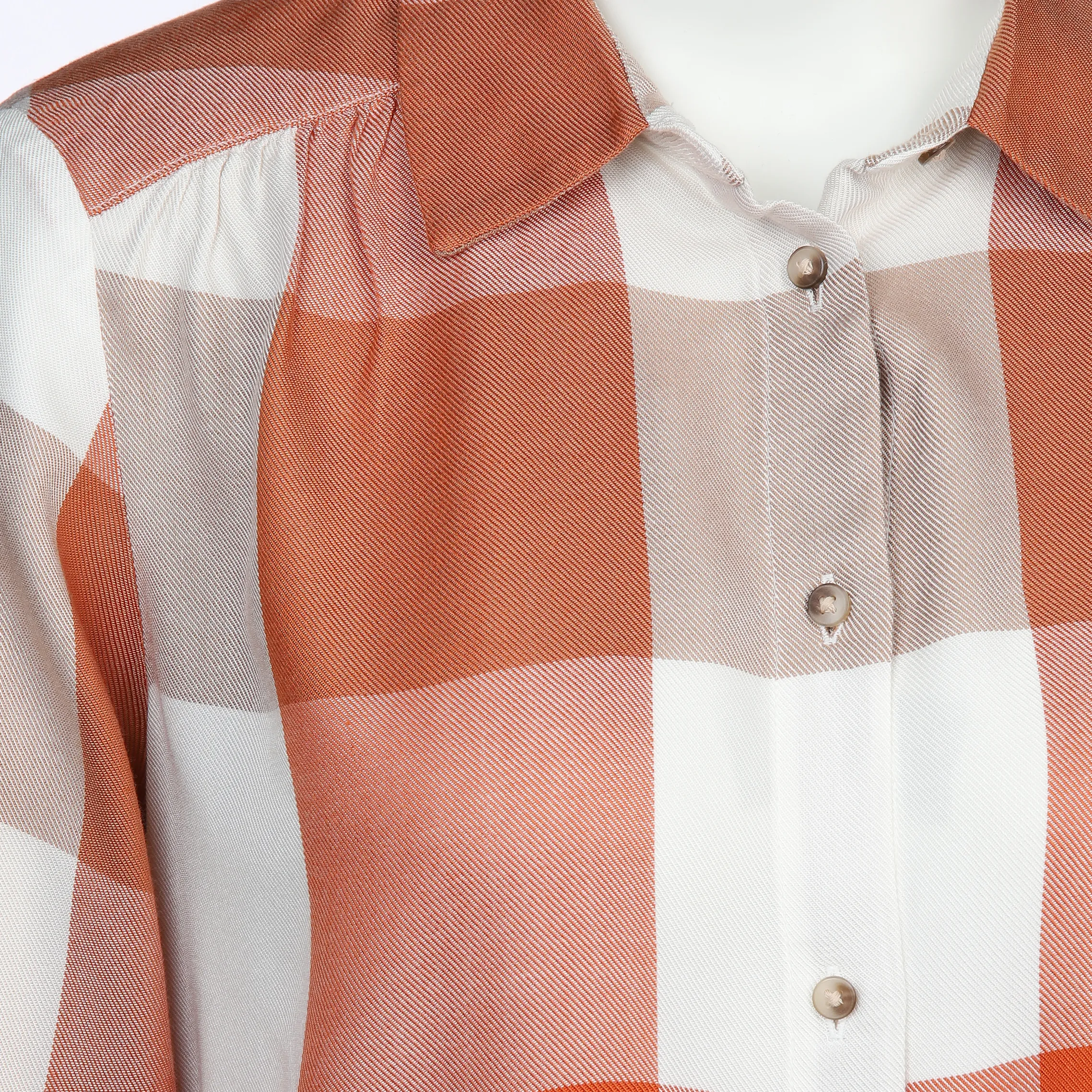 Damen Bluse im Karolook