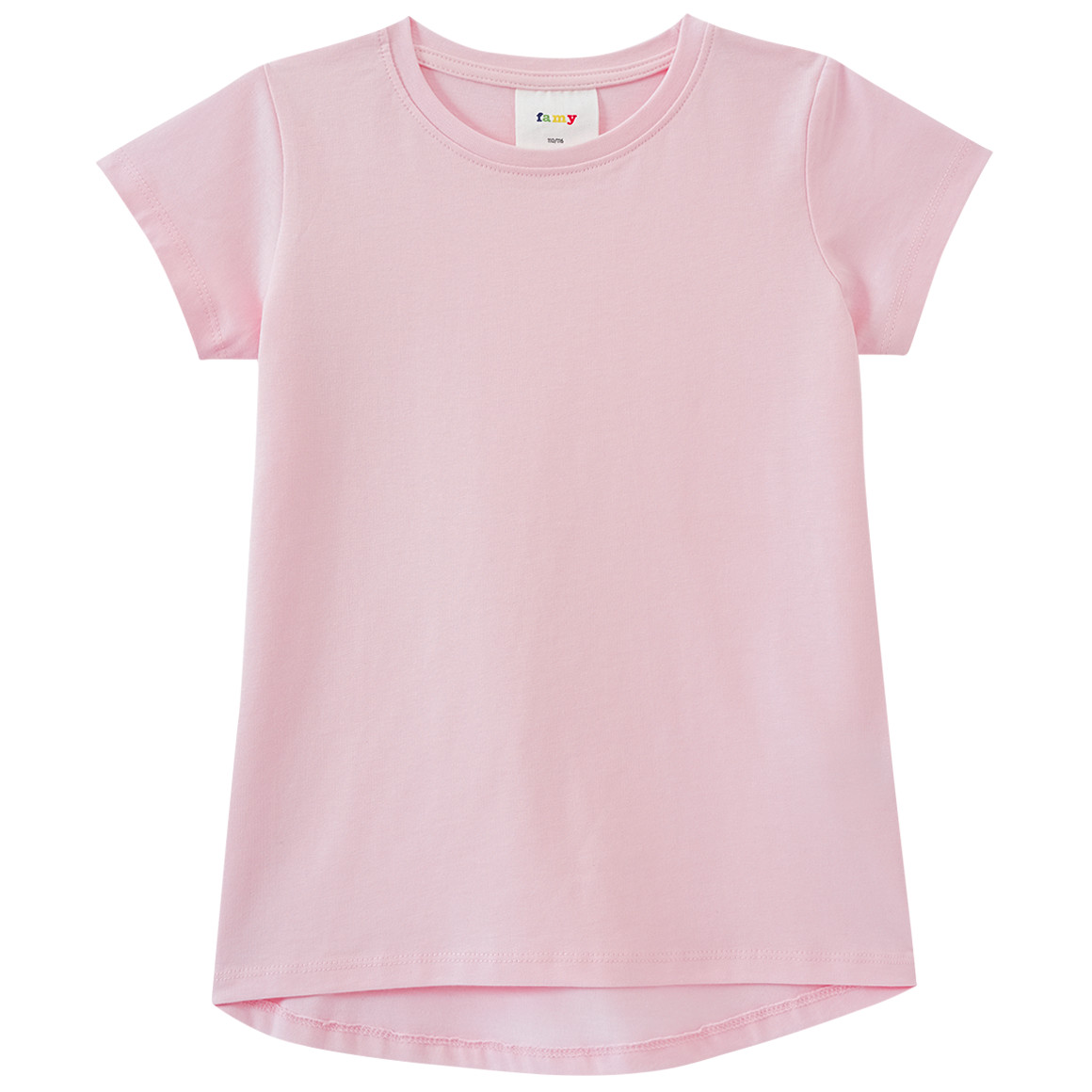 Famy 3 Mädchen T-Shirts im Basic-Look dunkelblau / hellblau / hellrosa