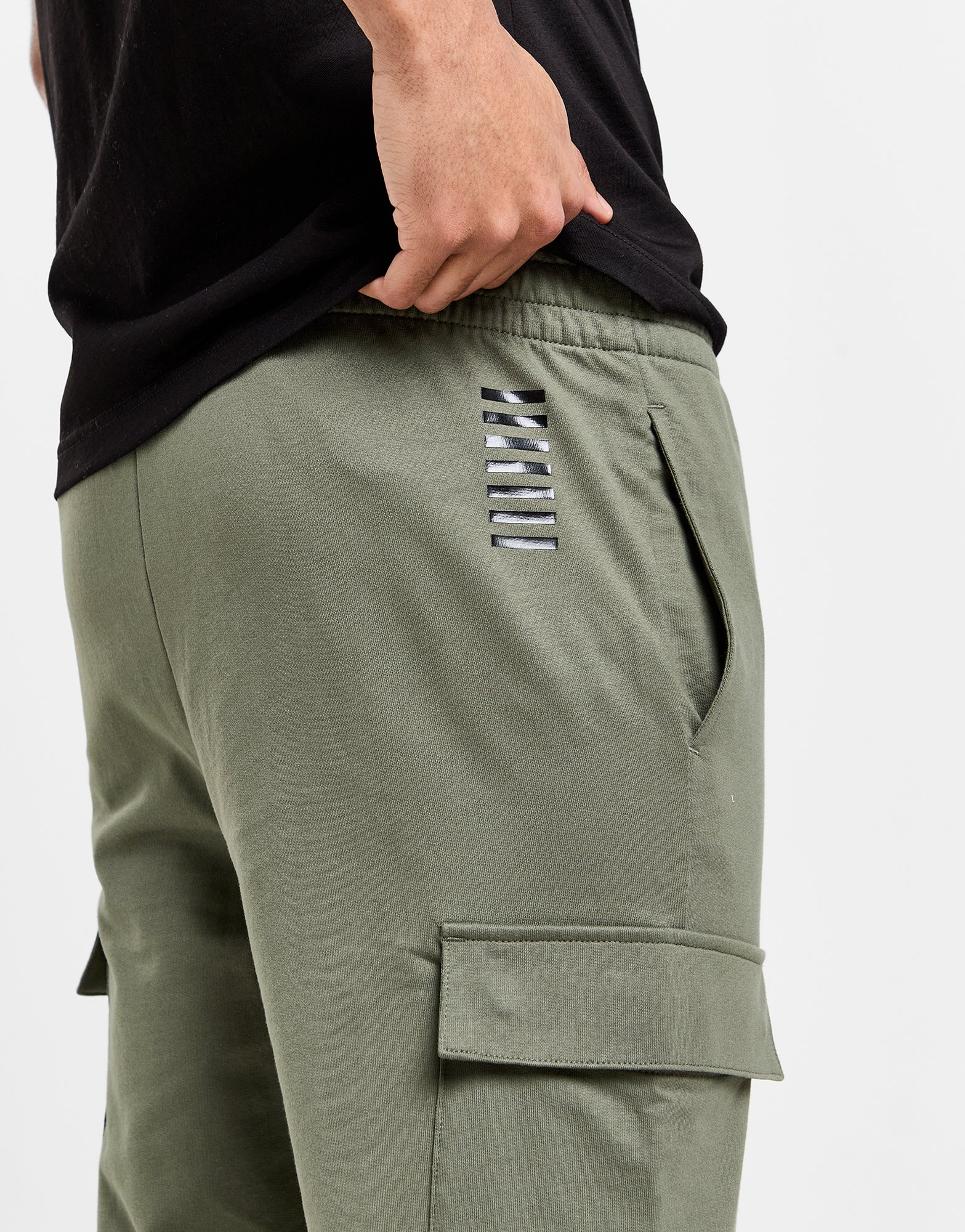 Emporio Armani EA7 Pantalon de jogging Cargo Core French Terry Homme