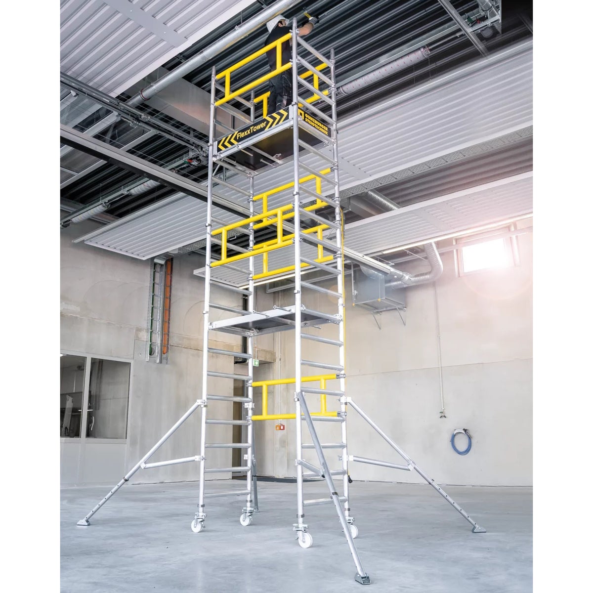 MUNK Flexxtower met standaard leuning tot 6,10m AH