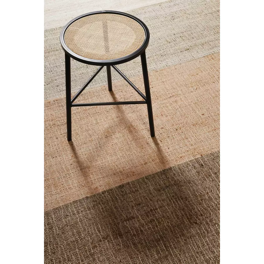 Green Looop Handweb-Teppich Vito beige, braun