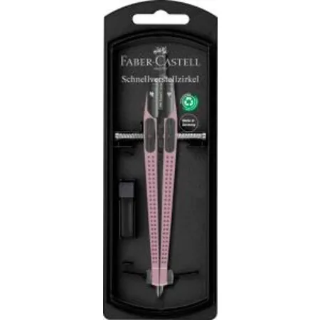 Faber-Castell Zirkel Schnellverstellzirkel Grip rose