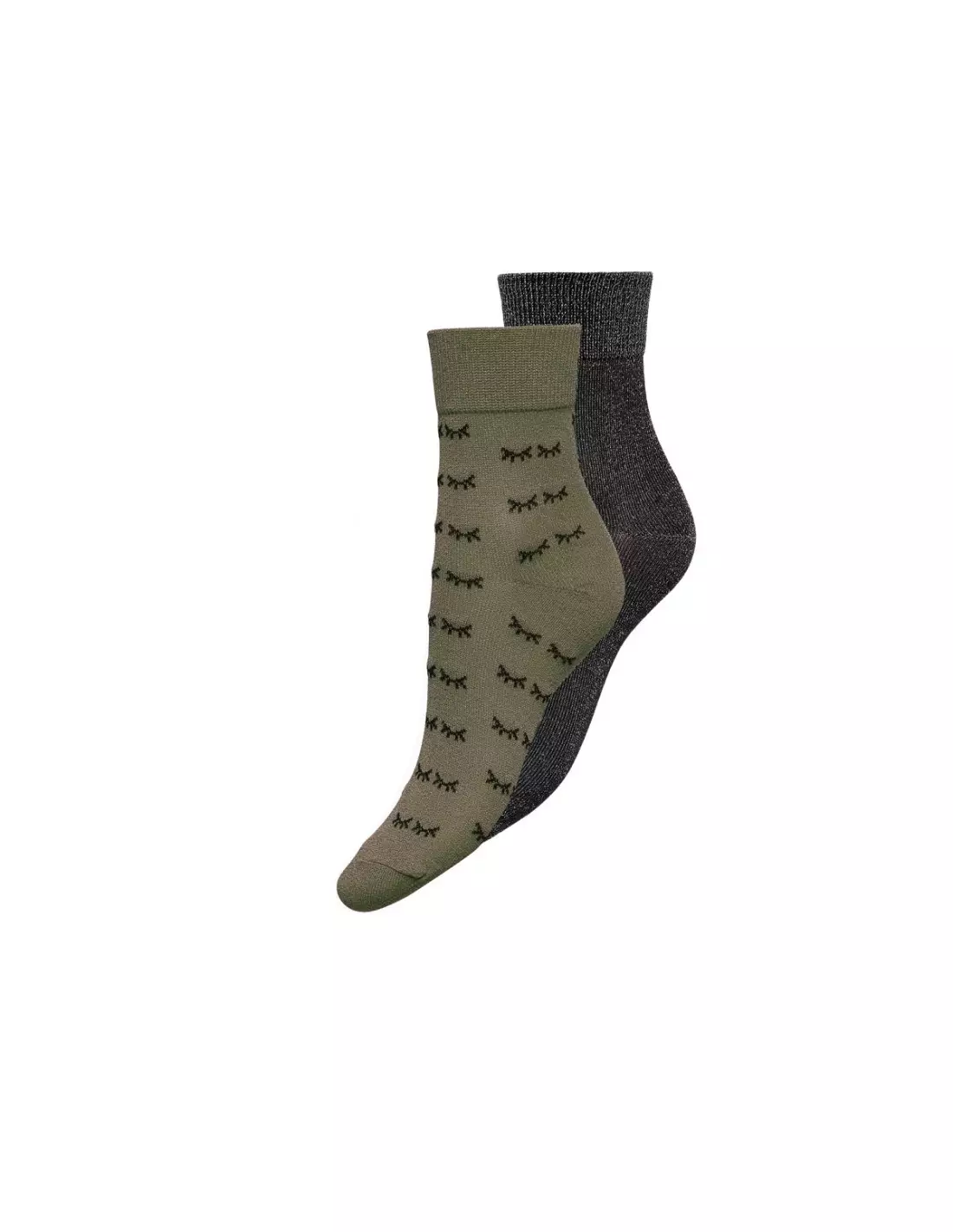 ONLY Coffret « Bocal » Femme - Chaussettes Oliveblack