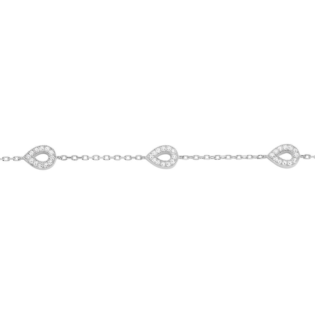 Bracelet Ciara Argent Blanc Oxyde De Zirconium